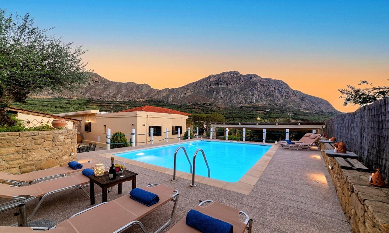Cretan Kera Villa Heated Pool Kerá Exterior foto